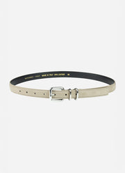 Gavazzeni Italy Iris Double Loop Thin Belt