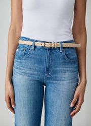 Gavazzeni Italy Isa Thin Leather Belt