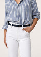 Gavazzeni Italy Isa Thin Leather Belt