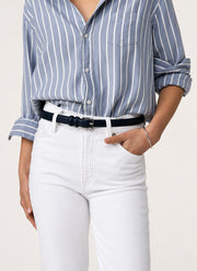 Gavazzeni Italy Isa Thin Leather Belt