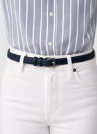 Gavazzeni Italy Isa Thin Leather Belt