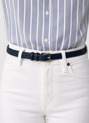 Gavazzeni Italy Isa Thin Leather Belt
