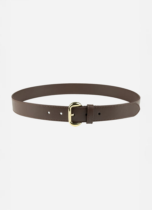 Gavazzeni Italy Jane Oval Polish Buckle Belt