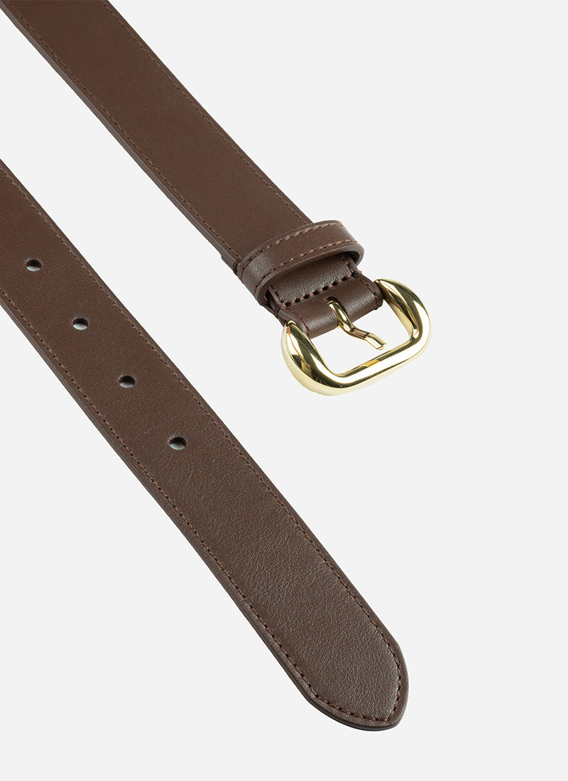 Gavazzeni Italy Jane Oval Polish Buckle Belt