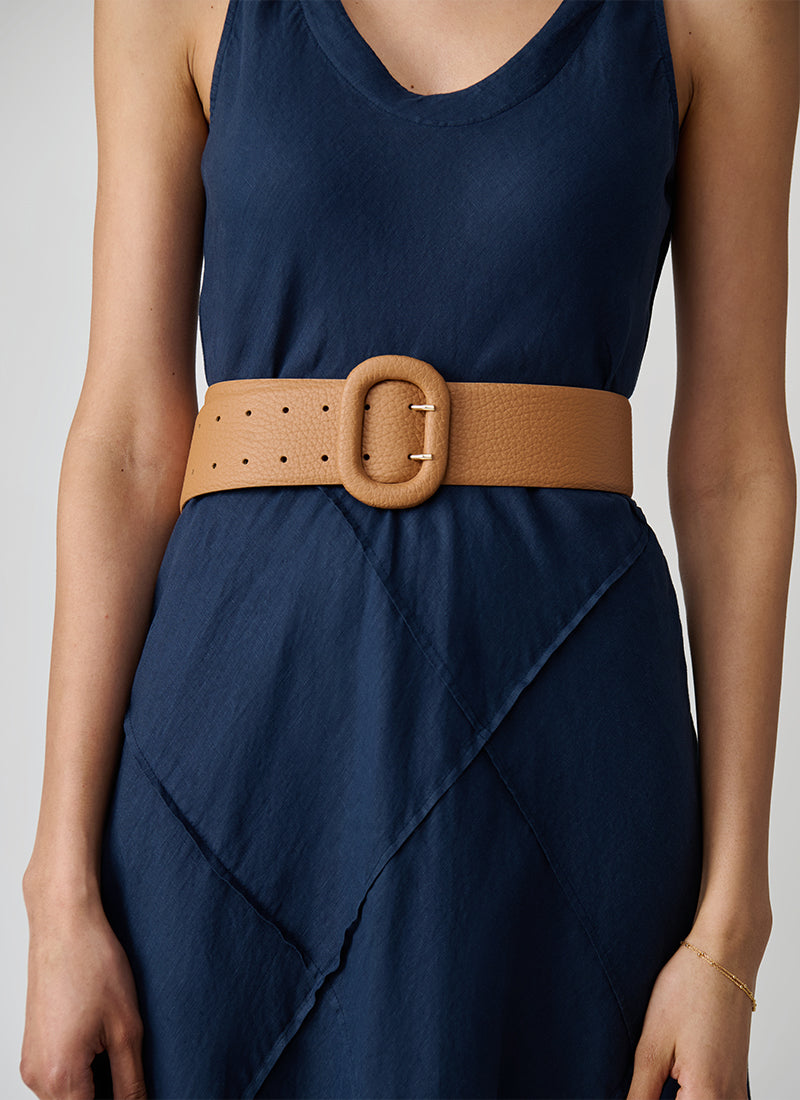  Raffaella Thick Leather Belt by Gavazzeni Italy at Andrews 