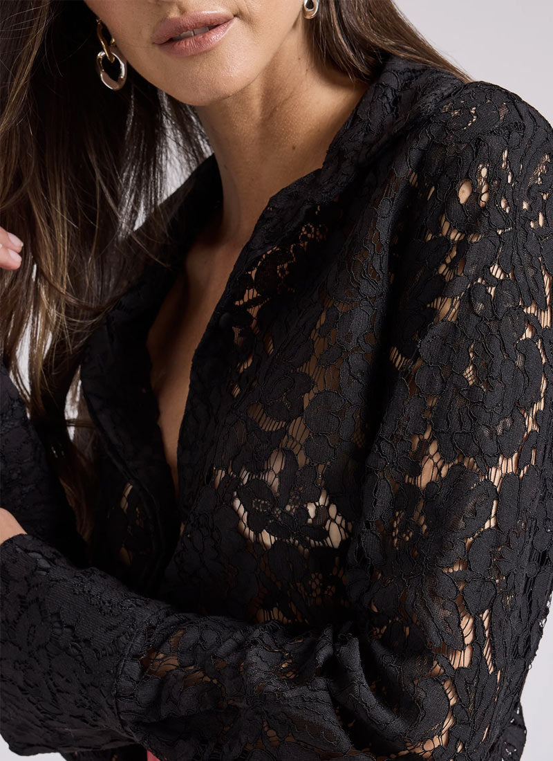Generation Love Trisha Lace Shirt