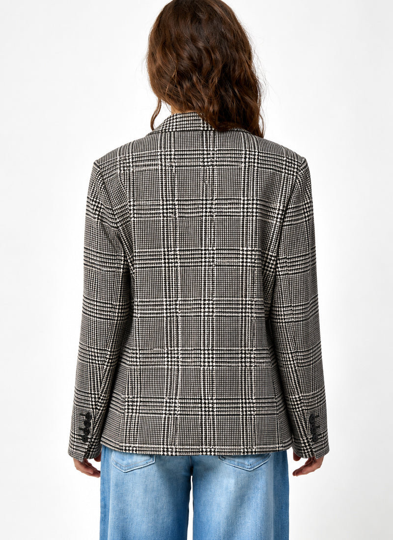  Giacca Single Breasted Slim Price Of Wales Blazer by Circolo 1901 at Andrews 