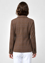  Giacca Single Breast Plaid Blazer by Circolo 1901 at Andrews 