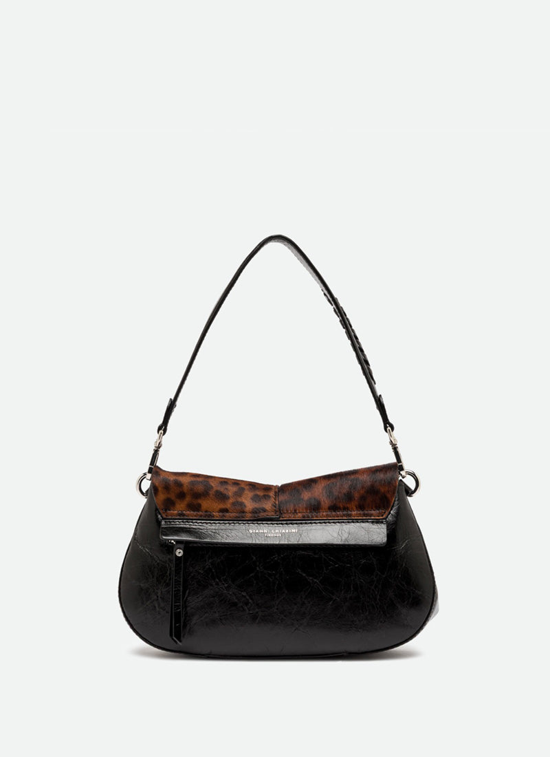 GIANNI CHIARINI Leopard Print Shoulder Bag