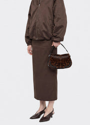 GIANNI CHIARINI Leopard Print Shoulder Bag