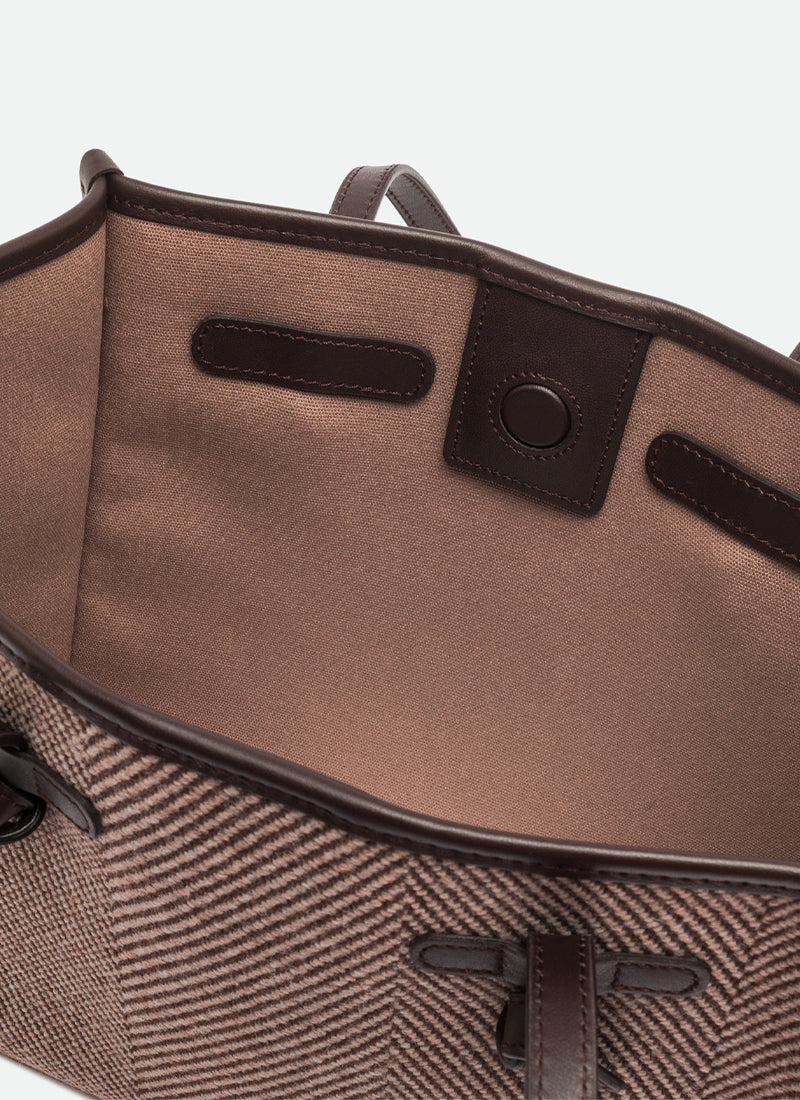 GIANNI CHIARINI Herringbone Tote