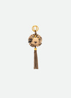 Sherling Top Handle Bag With Lion Keyring