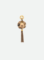 Sherling Top Handle Bag With Lion Keyring