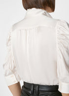 FRAME Gillian Silk Top