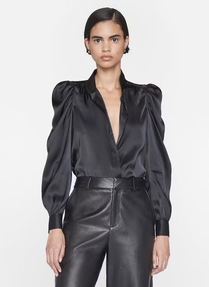 Frame Gillian Long-Sleeve Top