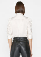 FRAME Gillian Silk Top