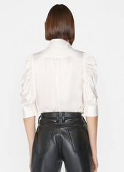 FRAME Gillian Silk Top