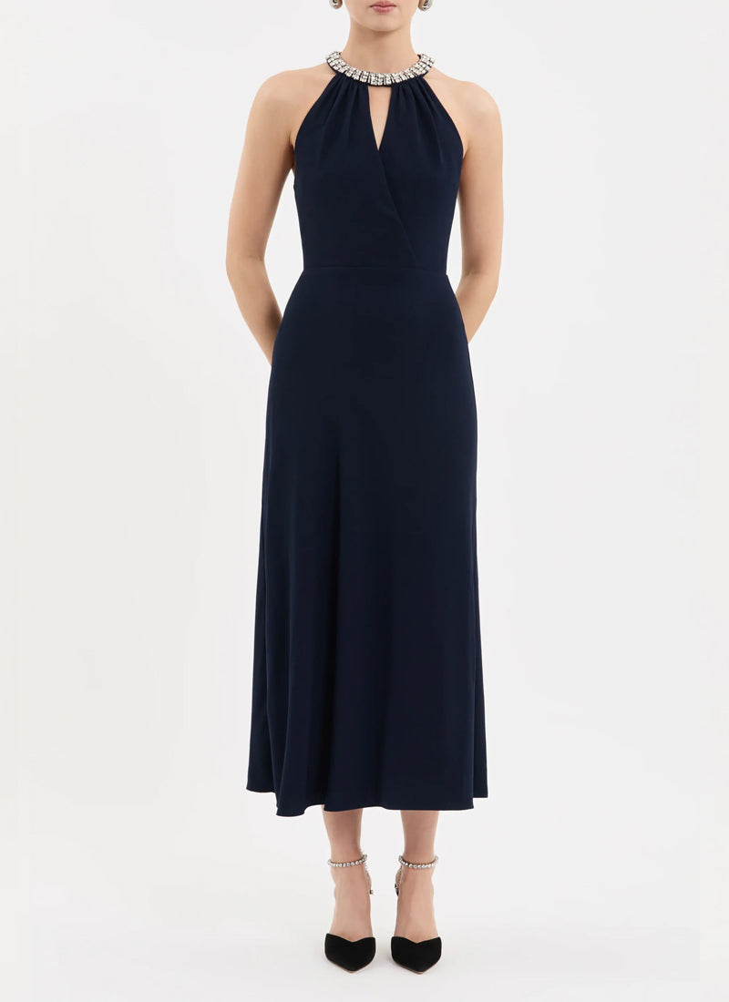 Gimlet Halter Midi Dress