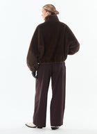Giovanni Josie Faux Fur Bomber Jacket