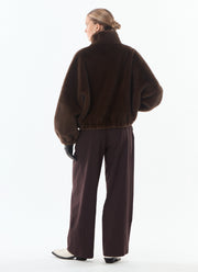 Giovanni Josie Faux Fur Bomber Jacket
