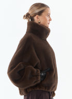 Giovanni Josie Faux Fur Bomber Jacket
