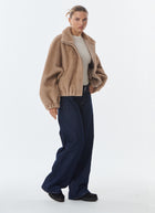  Josie Faux Fur Bomber Jacket by Giovanni at Andrews 