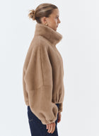  Josie Faux Fur Bomber Jacket by Giovanni at Andrews 