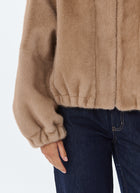  Josie Faux Fur Bomber Jacket by Giovanni at Andrews 