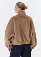  Josie Faux Fur Bomber Jacket by Giovanni at Andrews 