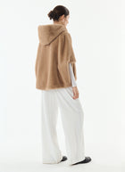 Giovanni Leonie Faux Fur 3/4 Sleeve Hooded Zip