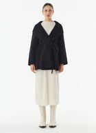 Lexie Short Cashmere Blend Tie Belt Jacket by Giovanni at Andrews