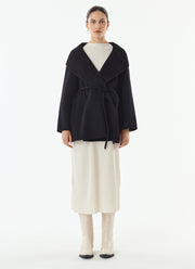 Lexie Short Cashmere Blend Tie Belt Jacket by Giovanni at Andrews