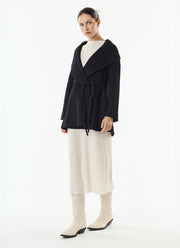 Lexie Short Cashmere Blend Tie Belt Jacket by Giovanni at Andrews