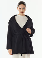 Lexie Short Cashmere Blend Tie Belt Jacket by Giovanni at Andrews