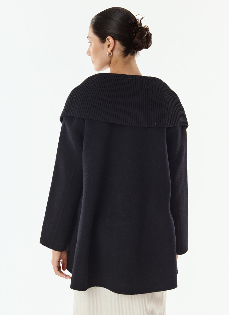 Lexie Short Cashmere Blend Tie Belt Jacket by Giovanni at Andrews