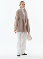 Lexie Short Cashmere Blend Tie Belt Jacket by Giovanni at Andrews