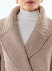 Lexie Short Cashmere Blend Tie Belt Jacket by Giovanni at Andrews
