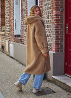 GIOVANNI Long Faux Fur Coat