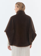  Malou Short Faux Fur Cape by Giovanni at Andrews 