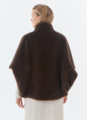  Malou Short Faux Fur Cape by Giovanni at Andrews 