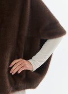  Malou Short Faux Fur Cape by Giovanni at Andrews 