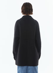 Olive Cashmere Blend Two Button Coat by Giovanni at Andrews