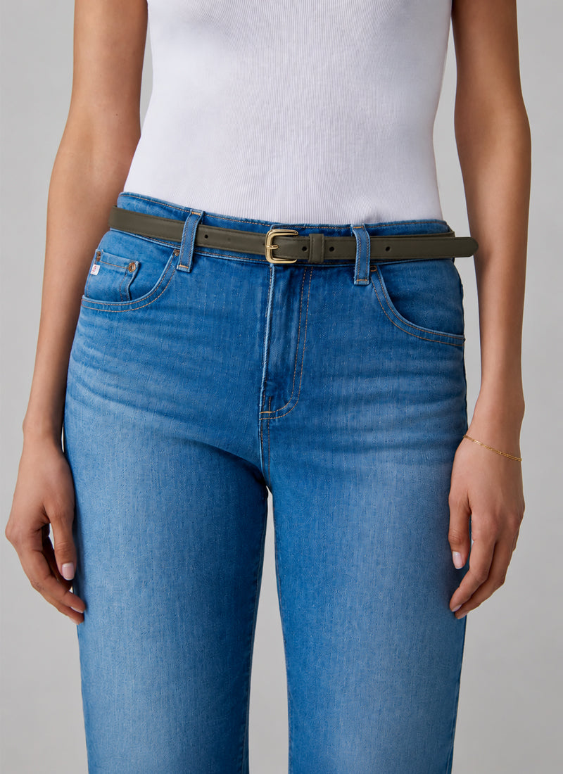 Gloriosa Thin Leather Belt