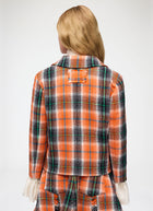Graphic Wool Check Blazer