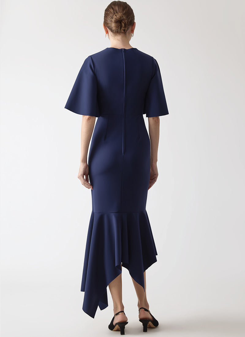 Greta Constantine Funkia Midi Short Sleeve Dress