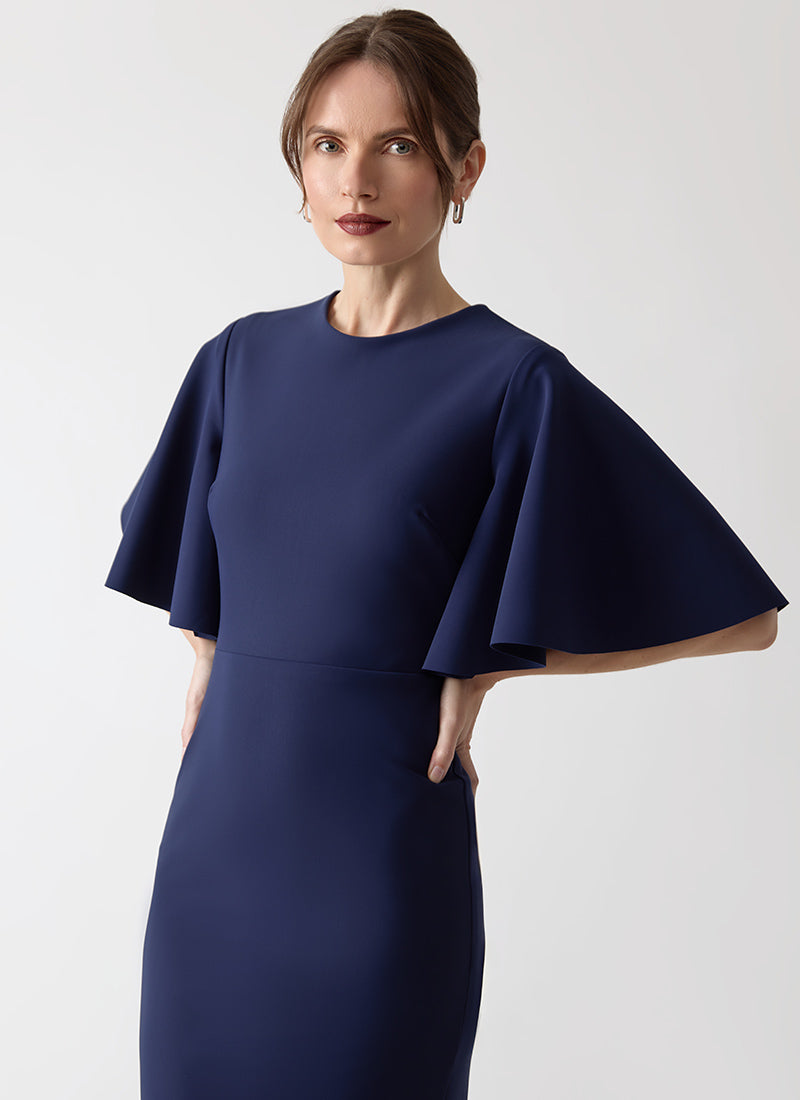 Greta Constantine Funkia Midi Short Sleeve Dress