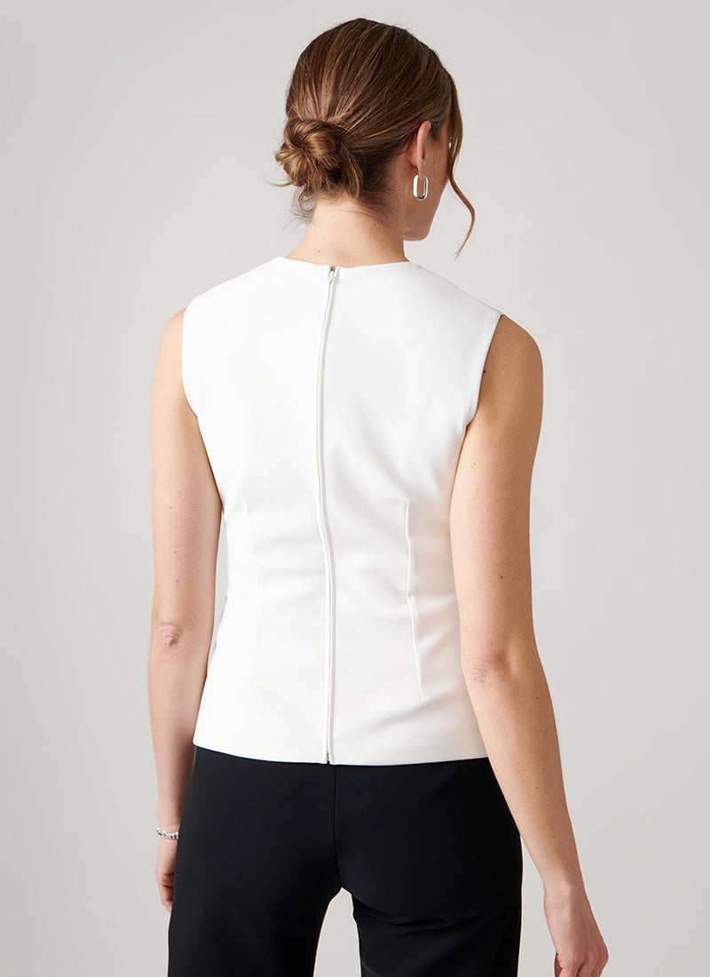 Greta Constantine Silfit Silk Bow Top