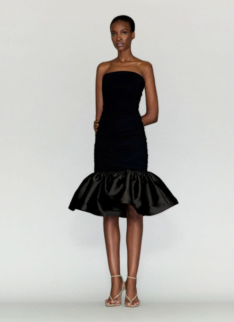Crane Ruched Tube Dress