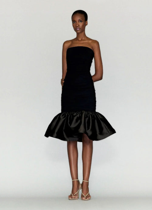 Crane Ruched Tube Dress