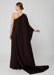 Fabrizio Gown With Half Cape by Greta Constantine at Andrews